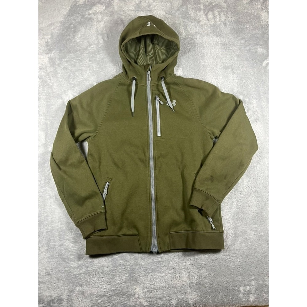 Under Armour Dobson Coldgear Infrared Storm 2 Mans Med Softshell Full Zip Hoodie